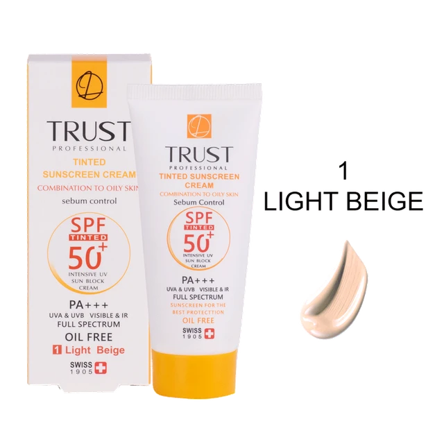 کرم ضد آفتاب رنگی و کنترل چربی بژ روشن