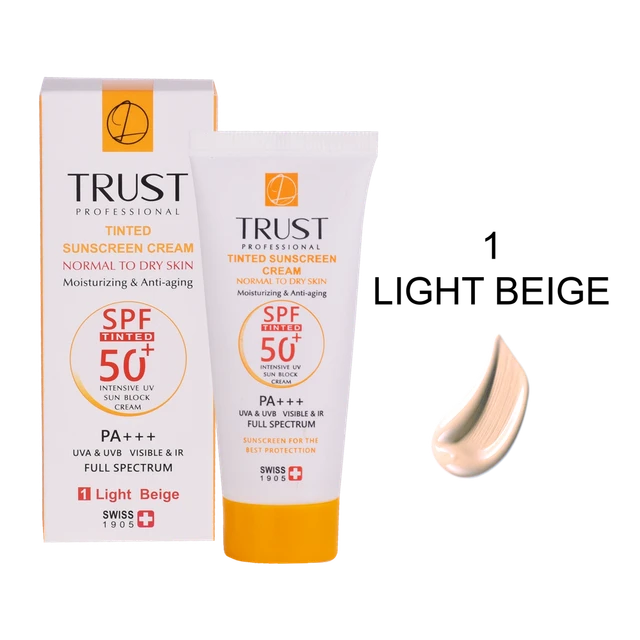 کرم ضد آفتاب رنگی و ضد پیری بژ روشن