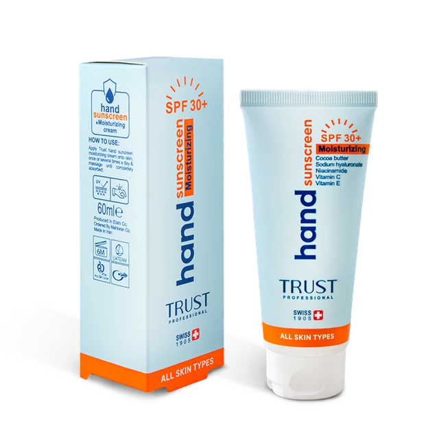کرم تخصصی دست ضد آفتاب و آبرسان +SPF30 بی‌رنگ تراست