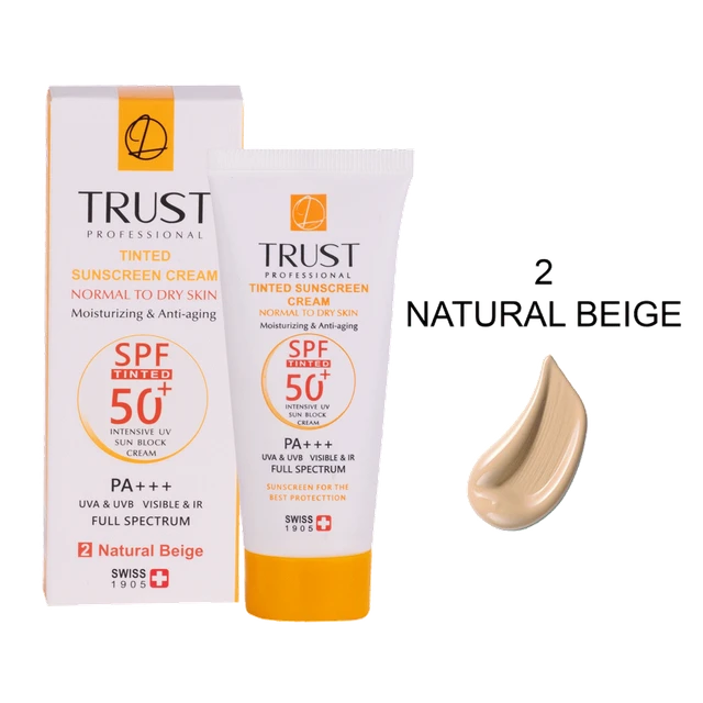 کرم ضد آفتاب رنگی و ضد پیری بژ طبیعی